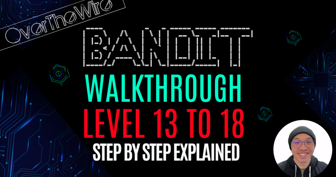 OverTheWire Bandit Walkthrough - Level 13 to 18 - CTF for Beginners