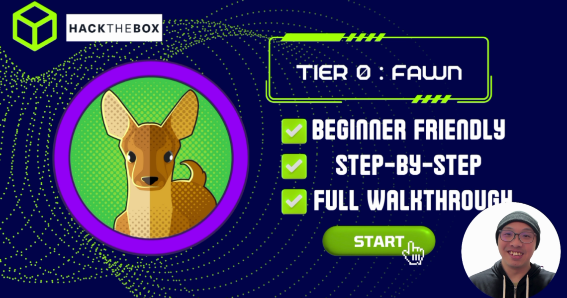 A beginner-friendly walkthrough of the Hack The Box Starting Point FAWN machine (Tier 0). Learn what FTP is, why it is insecure, how anonymous FTP works, and how to retrieve the flag step-by-step using Kali Linux and Nmap.