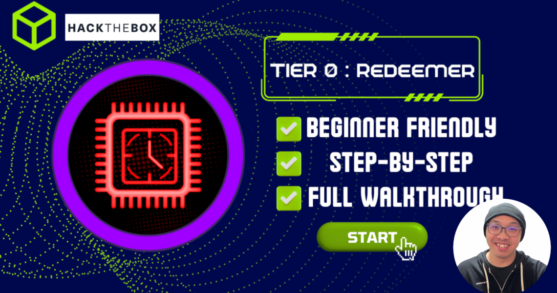A beginner-friendly walkthrough of the Hack The Box Starting Point REDEEMER machine (Tier 0). Learn Redis basics, how to enumerate with `redis-cli`, and why exposed Redis instances can leak sensitive data.